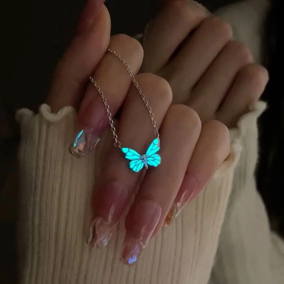 Luminous Butterfly Full Set (Necklace, Bracelet, RIng & Earings)