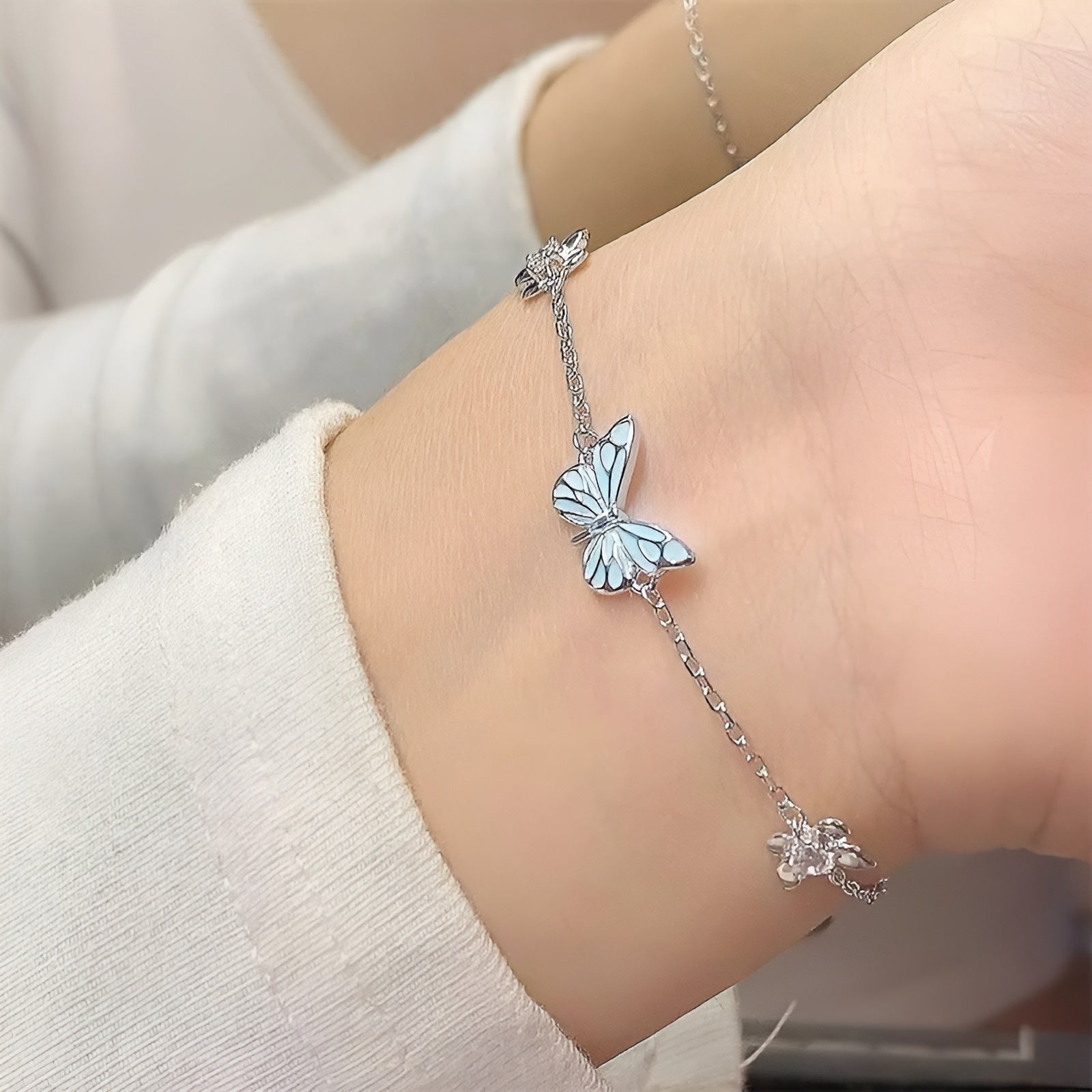 Luminous Butterfly Bracelet