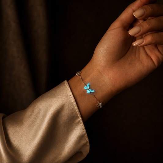 Glow in the Dark Butterfly Bracelet