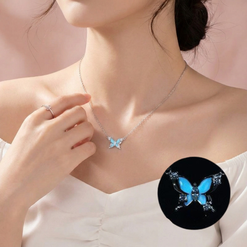 Starlight Butterfly Necklace